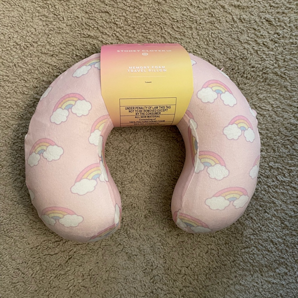 Stoney Clover Lane Pink Travel Neck Pillow